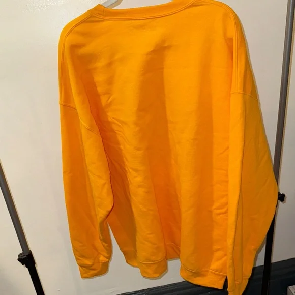 Yellow Graphic Oversized Sweatshirt (Unisex) - Picture 4 of 4